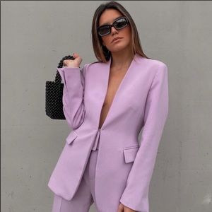 New ! Zara lilac blazer